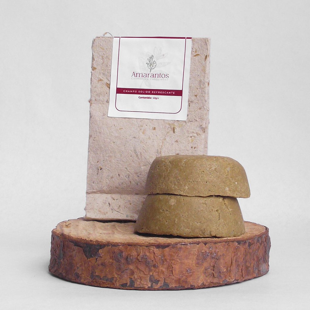 Champú solido refrescante